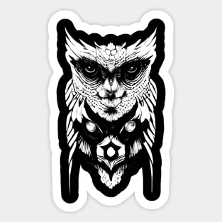 Owl Totem 002 Sticker